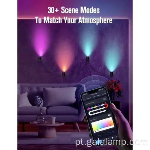 Show de luz de graffiti com controle de sínci de música